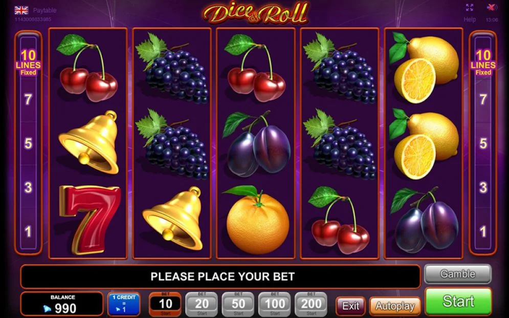 Dice & Roll Slot - Играйте безплатно 